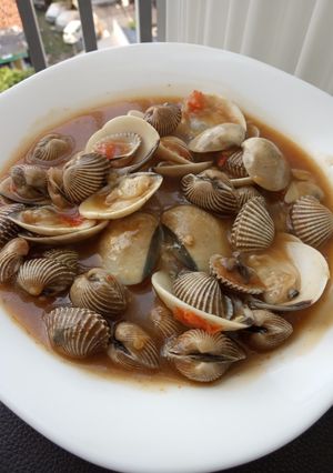 Foto resep Kerang saus tiram pedassss