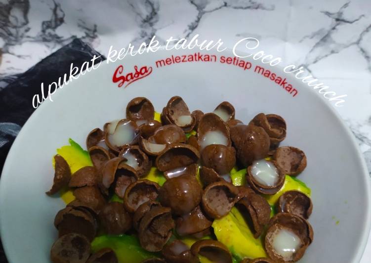 Resep 231# alpukat kerok tabur Coco crunch Anti Gagal