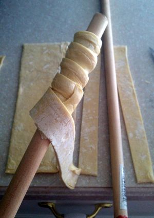 A picture of cream roll.