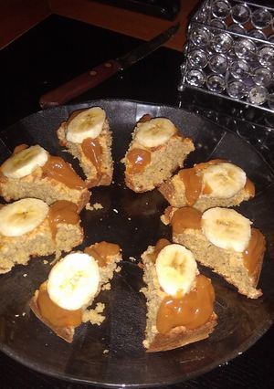 Una foto de Budín de avena y banana saludable! fácil y rápido ❤️