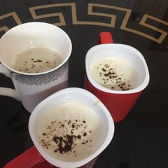 A picture of Hot frothy coffee.
