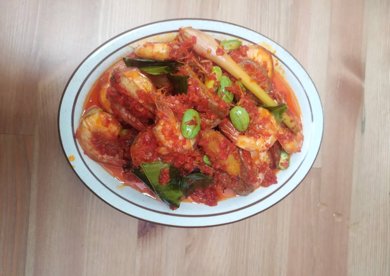 Balado Udang Pete Kentang