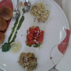 A picture of Litti chokha.