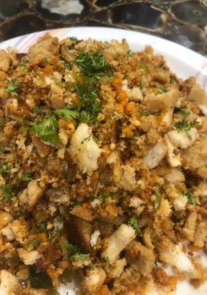 A picture of Bread Pulao.