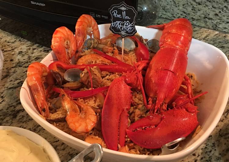 Paella navideña