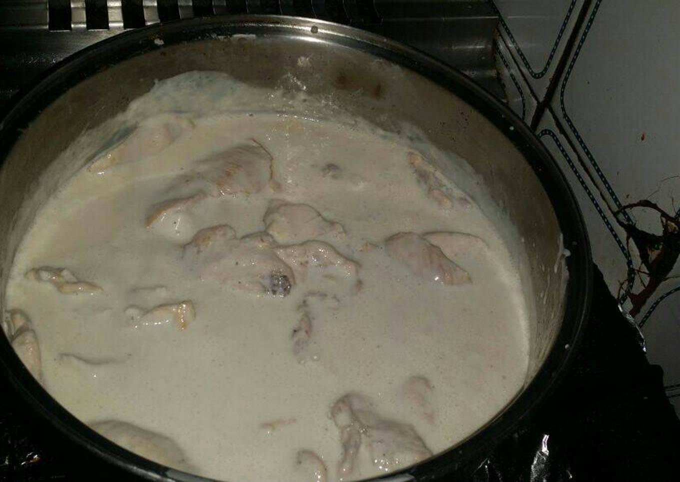 Pechugas a la carbonara