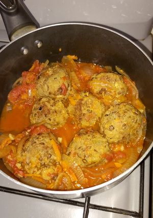 Una foto de Albóndigas de lentejas
