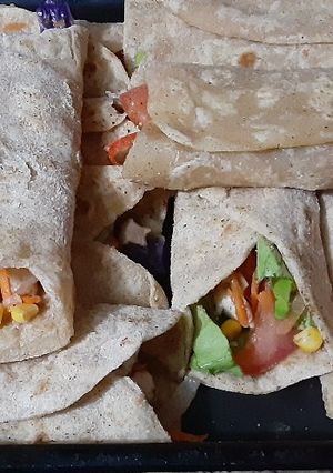 Una foto de Rapiditas de pollo y verduras