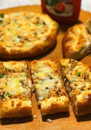 عکسی از دستور مرغ با سس بوفالو و نان خاچاپوری