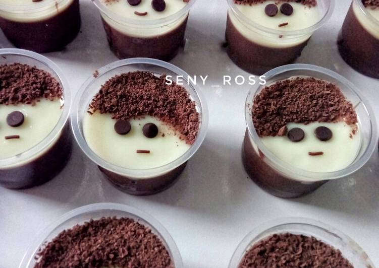 Cara termudah untuk Siapkan Di RumahPuding ala kfc versi kribo 