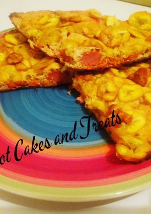 A picture of Plantains in Egg Fritatta themechallenge.