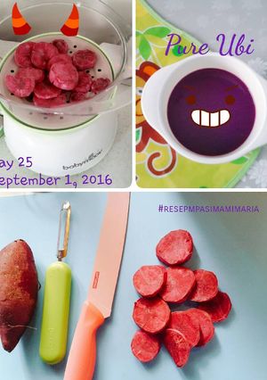 Foto resep Mpasi pure ubi