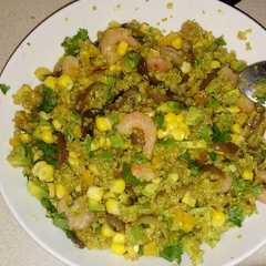 Una foto de Quinoa ensalada