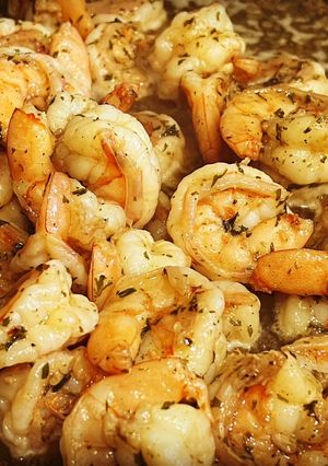 A picture of Shrimp Scampi.