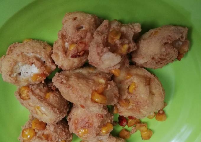 Langkah Mudah untuk Membuat Tahu jagung mercon ala qomenk Anti Gagal