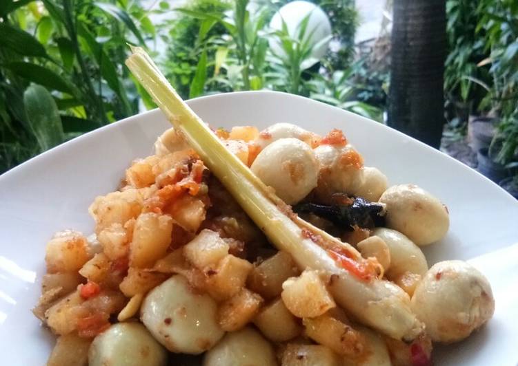 Resep Sambel Goreng Telur Puyuh Kentang yang Bikin Ngiler