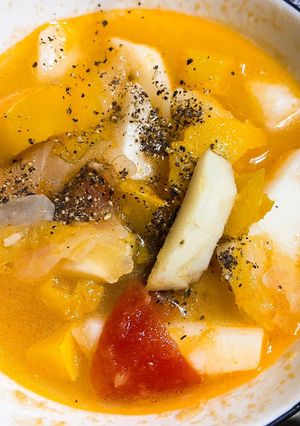 番茄南瓜湯 的食譜成品照片