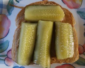 Fresh, Prepare Recipe Mr Spocks Peanut Butter  Pickle Sammich Most Delicious