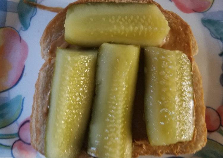 Recipe of Favorite Mr. Spocks Peanut Butter & Pickle Sammich