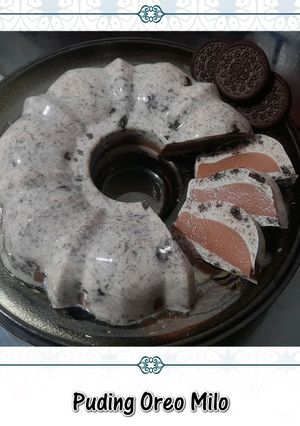 Foto resep Puding Oreo Milo