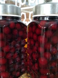 عکسی از دستور ترشی آلبالو
