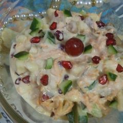 My nutri packed salad with figs A picture of My nutri packed salad with figs.