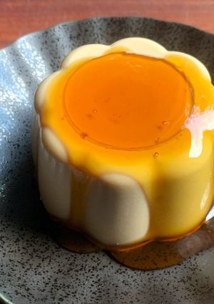 A picture of Milk Tea Panna Cotta.