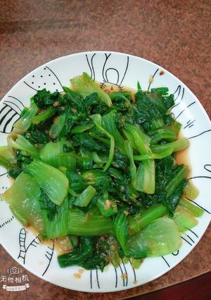 燙青菜 的食譜成品照片