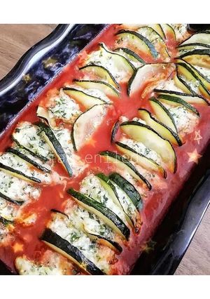 Une photo de Courgettes ricotta épinard 🥬