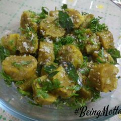 A picture of Cabbage muthiyas.
