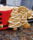 Galletitas navideñas de jengibre (gingerbread man cookies)