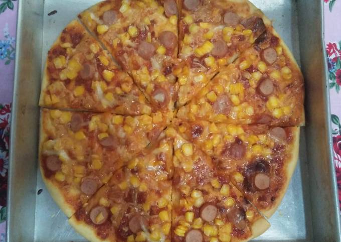 Wajib coba! Resep gampang membuat Pizza empuk mudah dibuat  nagih banget