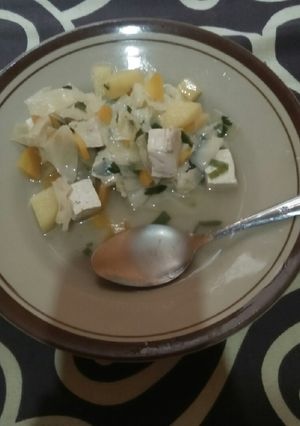 Foto resep Sup tahu kentang