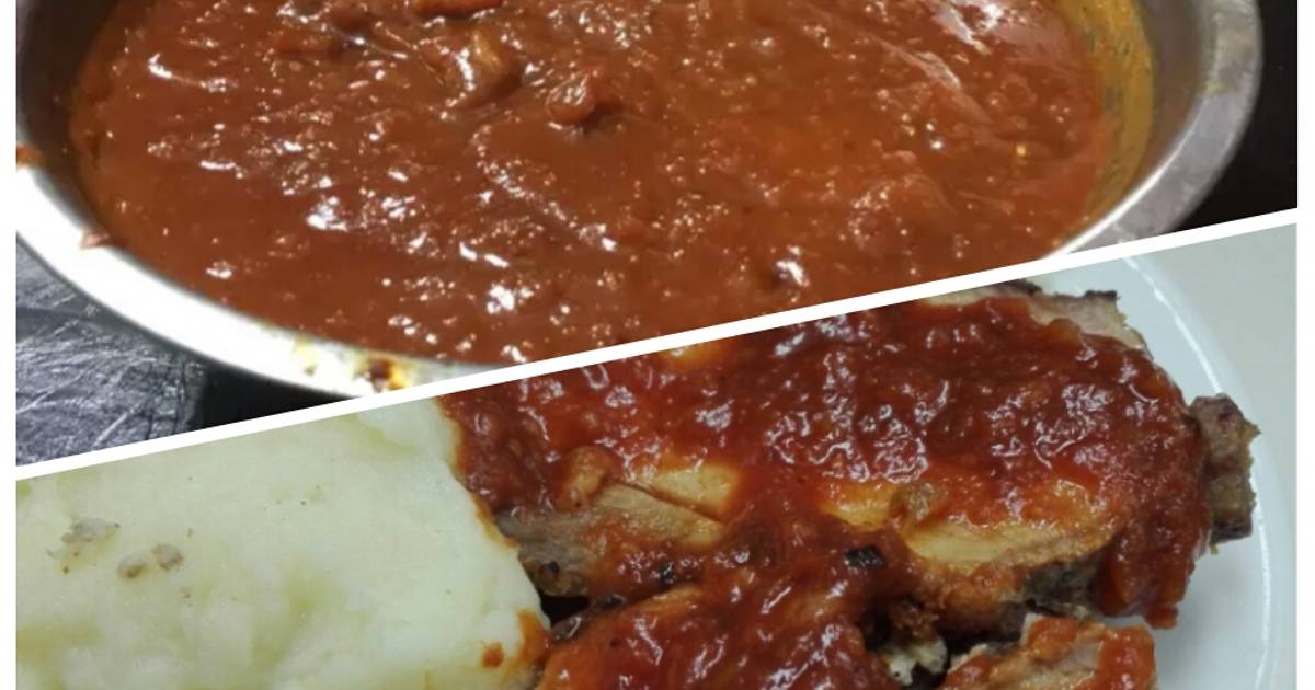 Salsa roja para acompañar carnes asadas Receta de claudiopepo- Cookpad