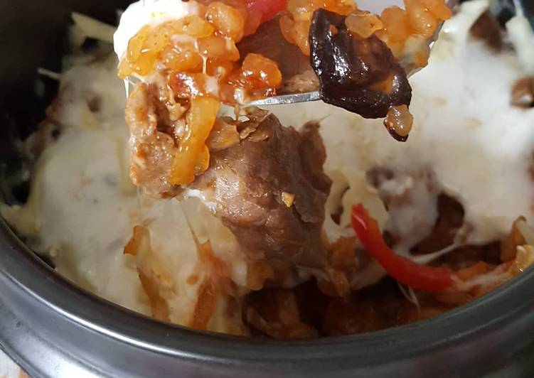 Resep Korean fried shirataki rice with cheese #siapramadan, Lezat