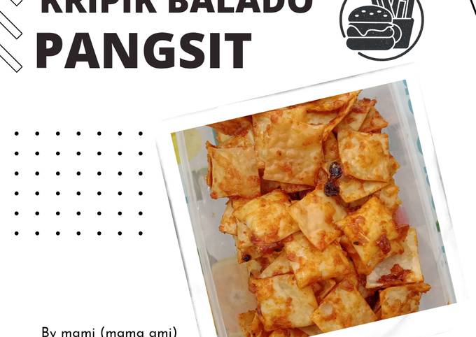 Resep Kripik Balado Pangsit Oleh Ami Siti Maryam Cookpad