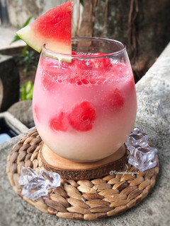 Foto resep Es Semangka Soda Yakult✨
