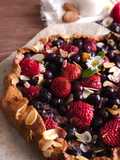 Tarte fraises & myrtilles !