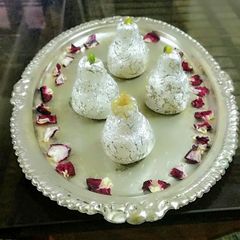A picture of Stuffed Badam kalash.