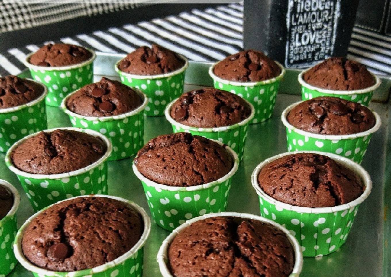 Triple Choco Cupcakes