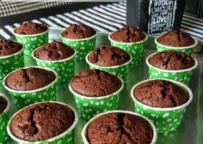 Rahasia Membuat Triple Choco Cupcakes, Lezat