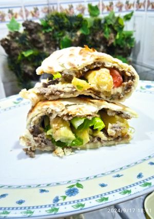 Une photo de Wrap viande hachée