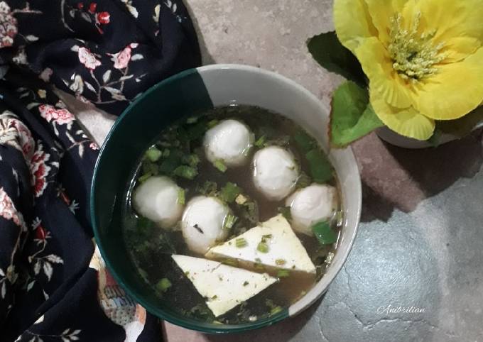 Langkah Mudah untuk Menyiapkan Sup Baso tahu sederhana Anti Gagal