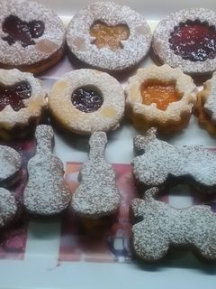 Kókuszos és kakaós linzer recept fotója