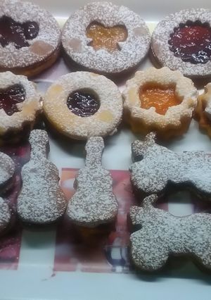 Kókuszos és kakaós linzer recept fotója