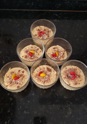 Una foto de Shots de Mousse de Dulce de Leche 🍨🍧🧁🍫🍯