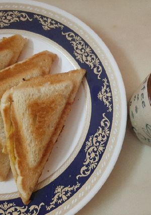 A picture of Egg sandwiches.