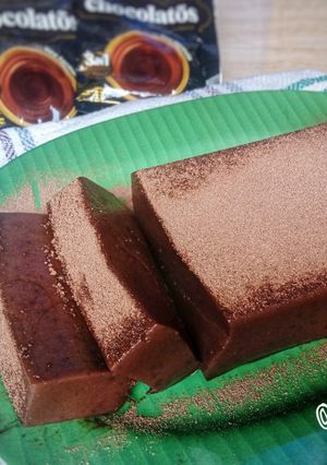 Foto resep Puding roti tawar chocolatos lembut dan nyoklat banget