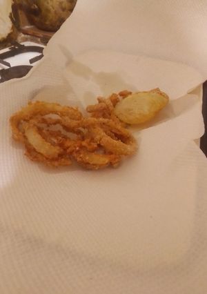 Una foto de Aros de cebolla