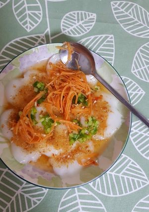 Hình của món Bánh bèo tôm khô.